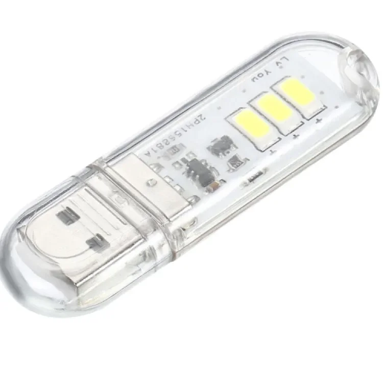 USB LED White Lights 3LED LED Bulb 5V Power Input
