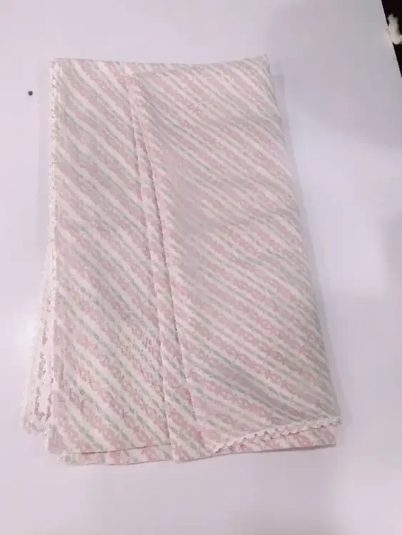 Traditional Mulmul Dhaka Shawl With Boarder