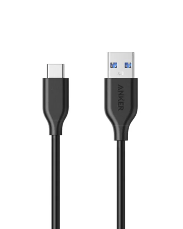 Anker Powerline USB-C to USB 3.0 Cable (A8163H11) (3ft,Black)