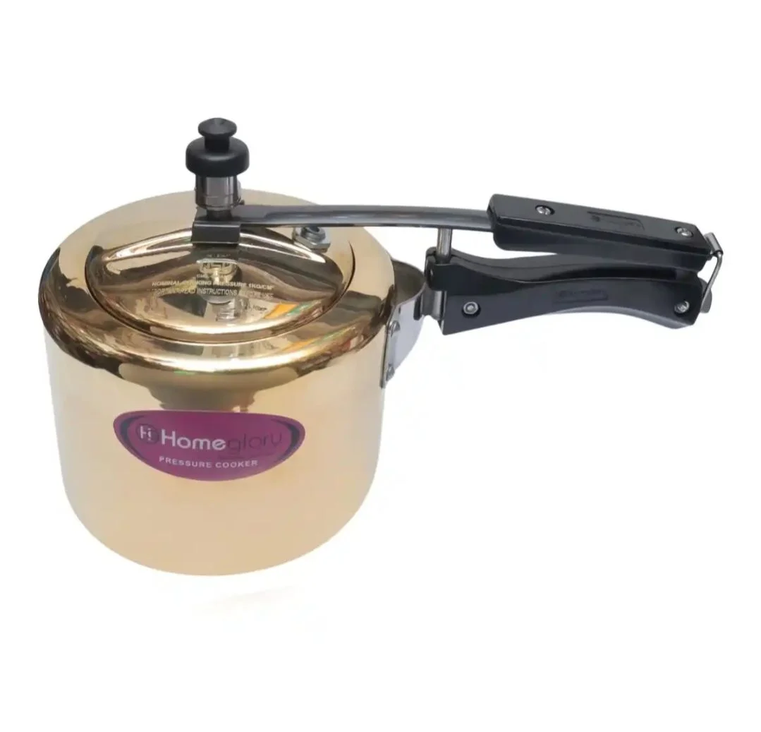Homeglory 5 Litres Brass Pressure Cooker