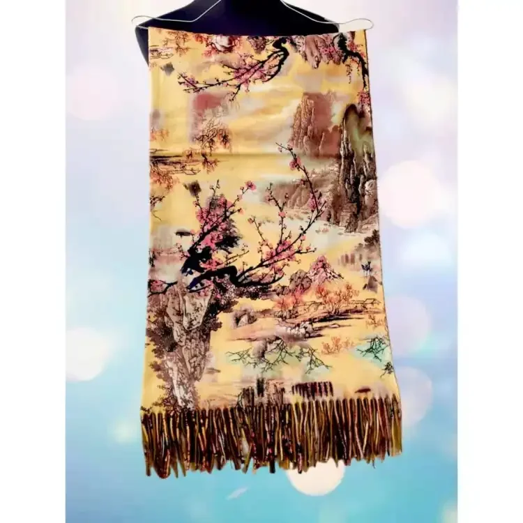 Printed Woolen Shawls for Women