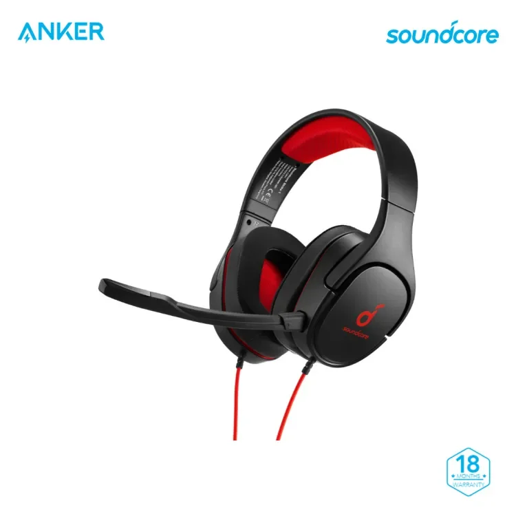 Anker Soundcore Strike 1 Gaming Headset for FPS Games, Noise Isolating Mic, and Cooling Gel-Infused Cushions
