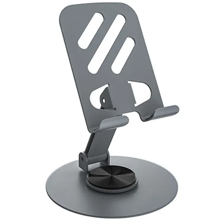 Adjustable Full Metal Phone Holder 360° Rotation Aluminum Stand for Mobile Devices