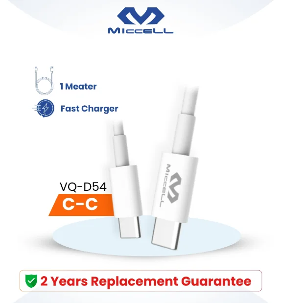 𝐌𝐢𝐜𝐜𝐞𝐥𝐥 𝟔𝟎𝐖 𝐓𝐲𝐩𝐞-𝐂 𝐭𝐨 𝐂 𝐅𝐚𝐬𝐭 𝐃𝐚𝐭𝐚 𝐂𝐚𝐛𝐥𝐞 (𝐕𝐐-𝐃𝟓𝟒)