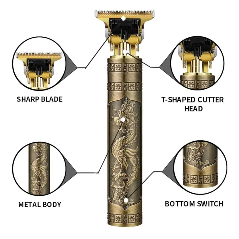 Vintage T9 Professional Hair Clipper For Men