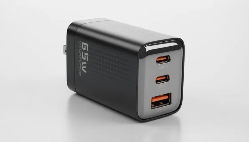 100% Original Toocki RX01 2 in 1 65W GaN Quick Charger(Type C/Lightning)