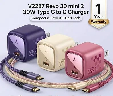 100% Original VOLTME Revo 30 Mini 2 (Type C) Charger